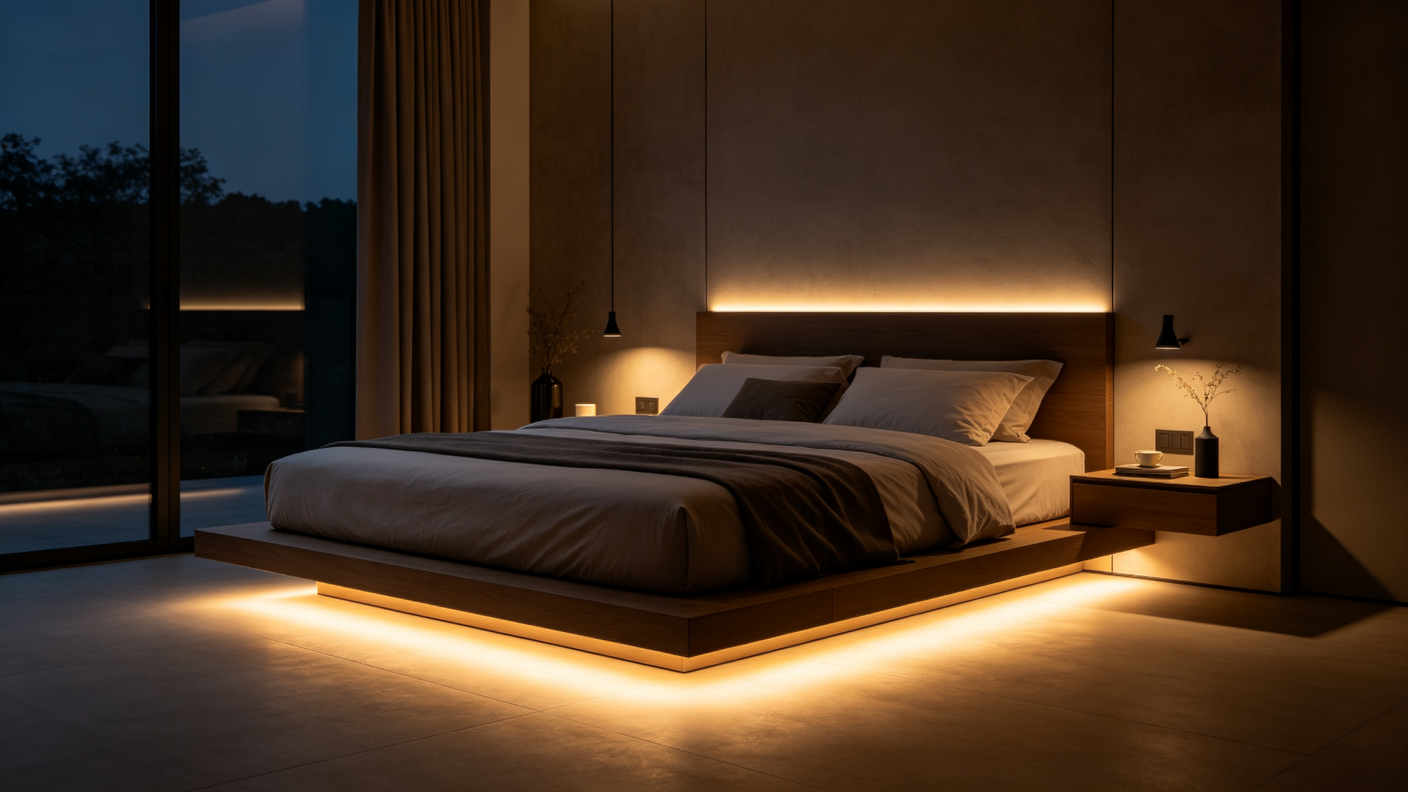LED Strip for Under-Bed Ambient Lighting