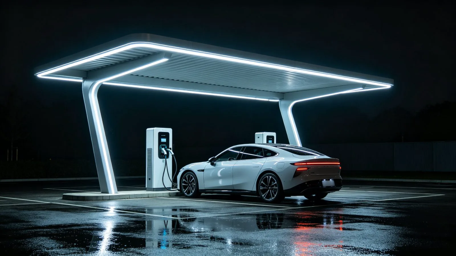 LED Strip for EV Charging Station Canopy Lighting
