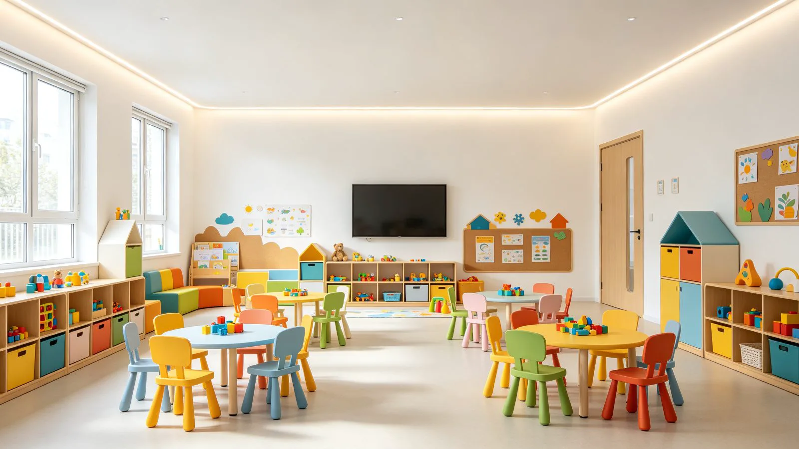 Kindergarten & Classroom LED Strip: Tunable White for Schools
