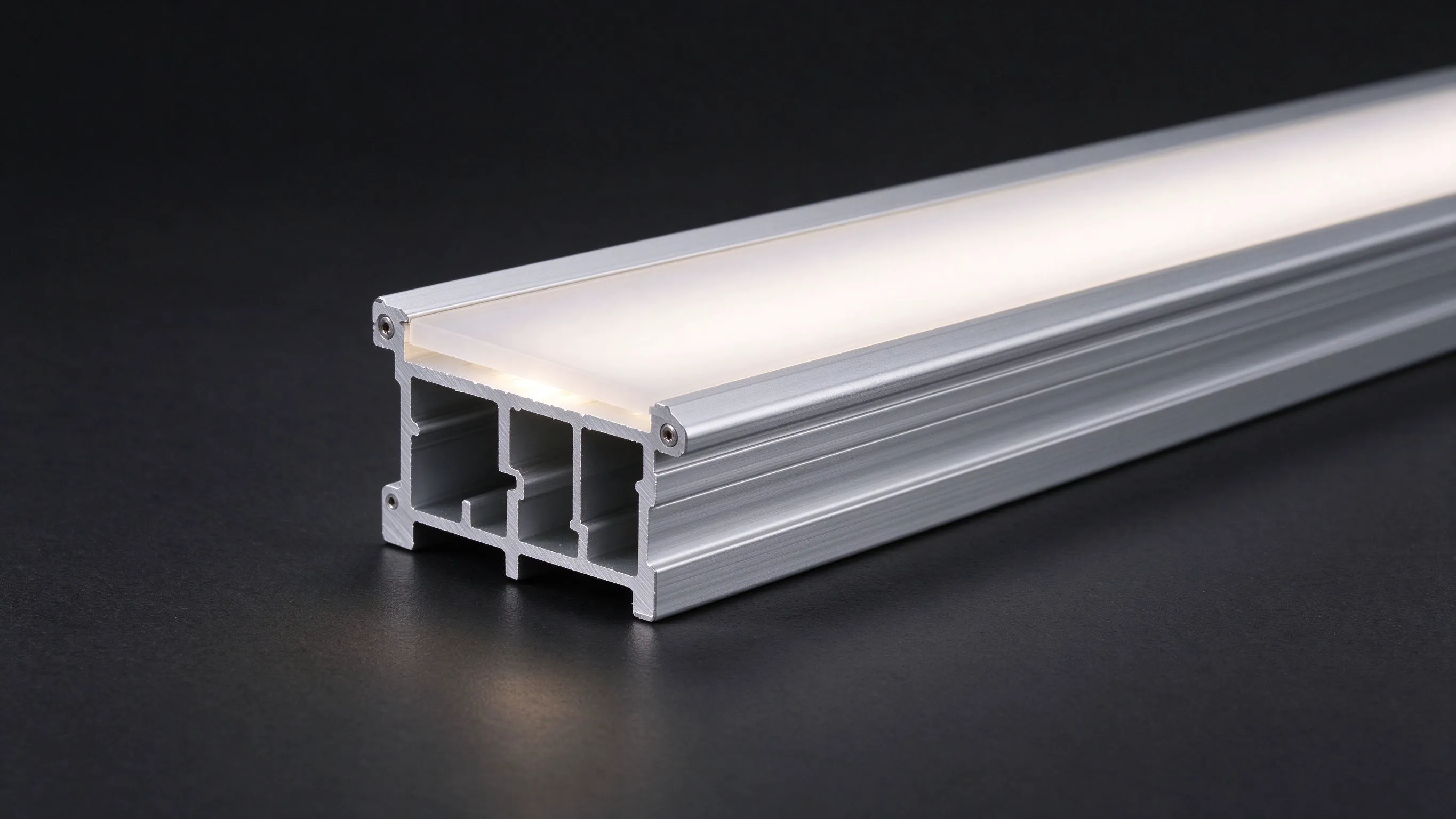 COB LED strip connected to a constant-voltage LED driver