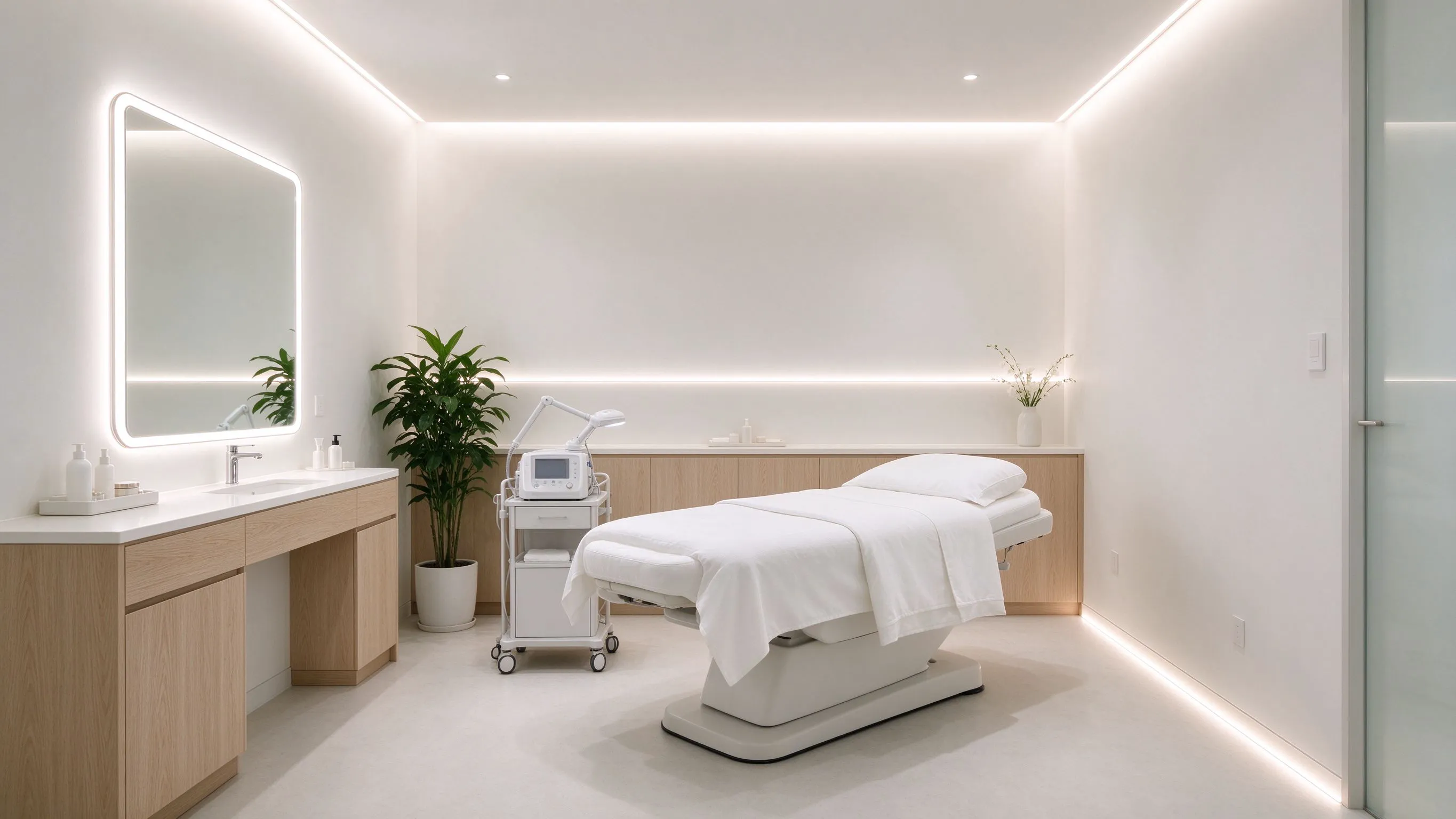 Beauty Salon & Med Spa LED Strip Lighting: Flattering, High-CRI Light for Treatment Rooms