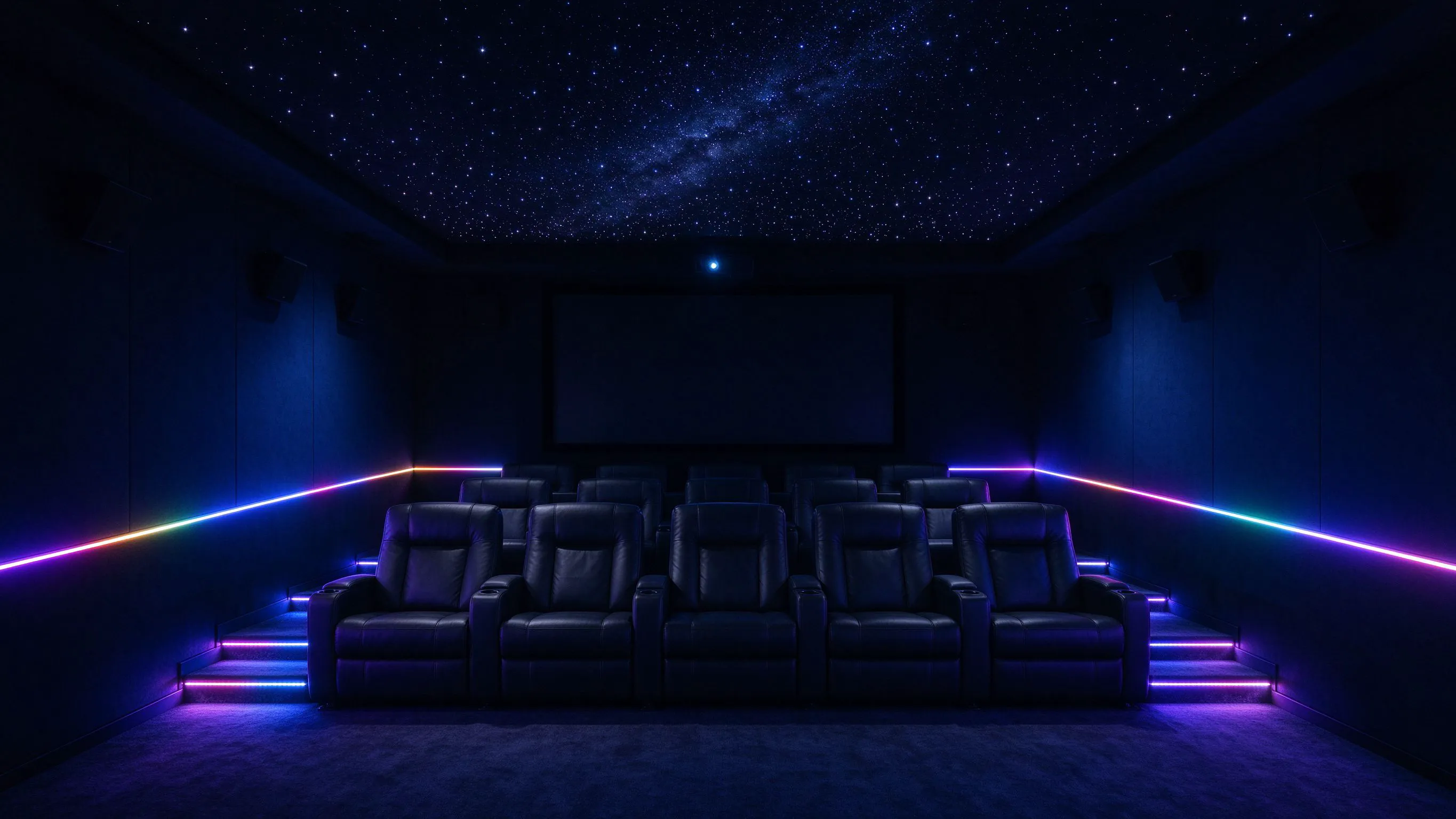 Home Theater LED Strips & Star Ceilings: Bias, Cove and Starfield Lighting Without the Glare