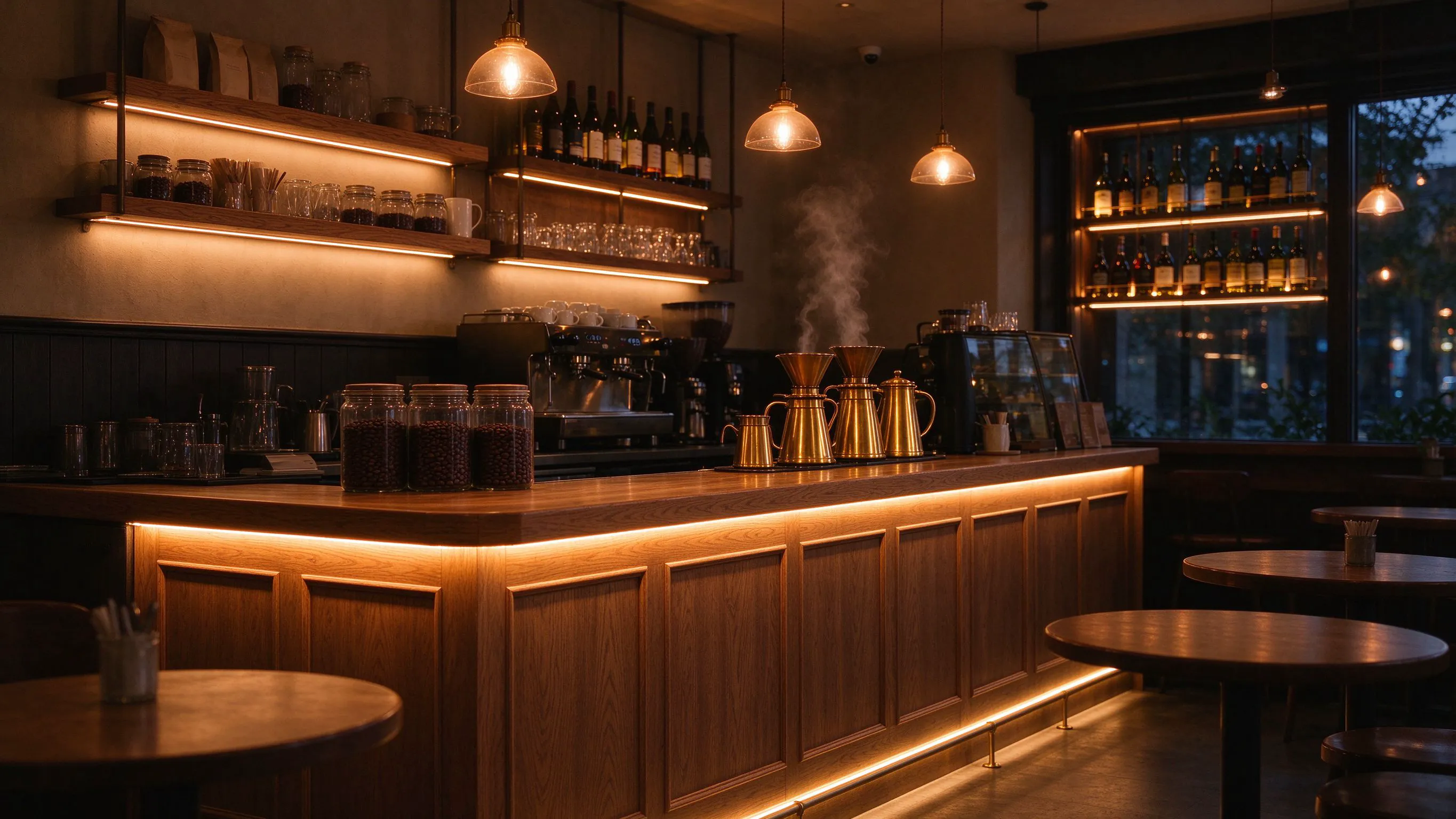 Coffee Shop & Cafe LED Strip Lighting: Layering Warm, Inviting Light That Sells More Lattes