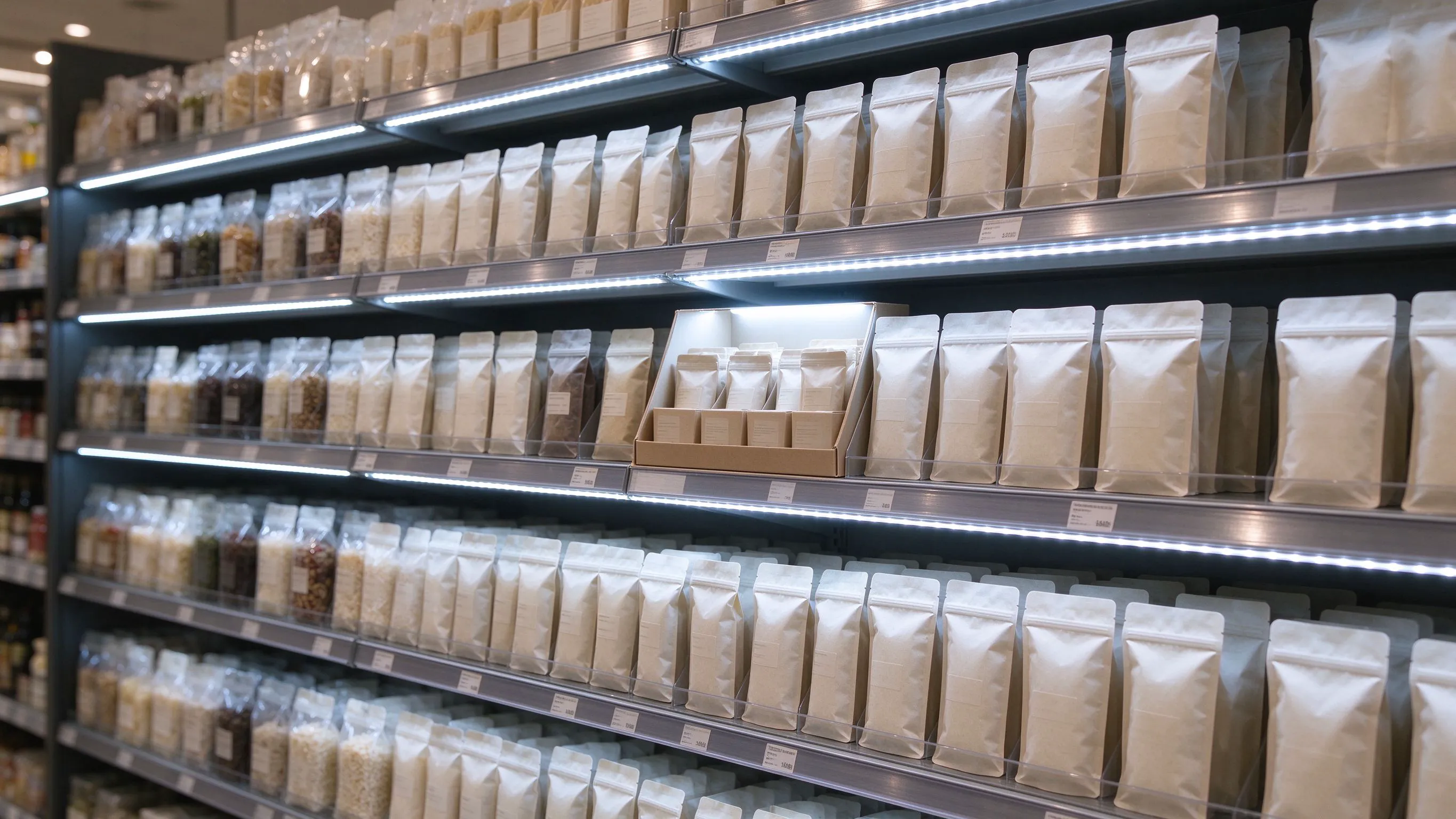 Shelf Edge & POP Display LED Strips: Slim Tape That Highlights Products, Not the Fixture