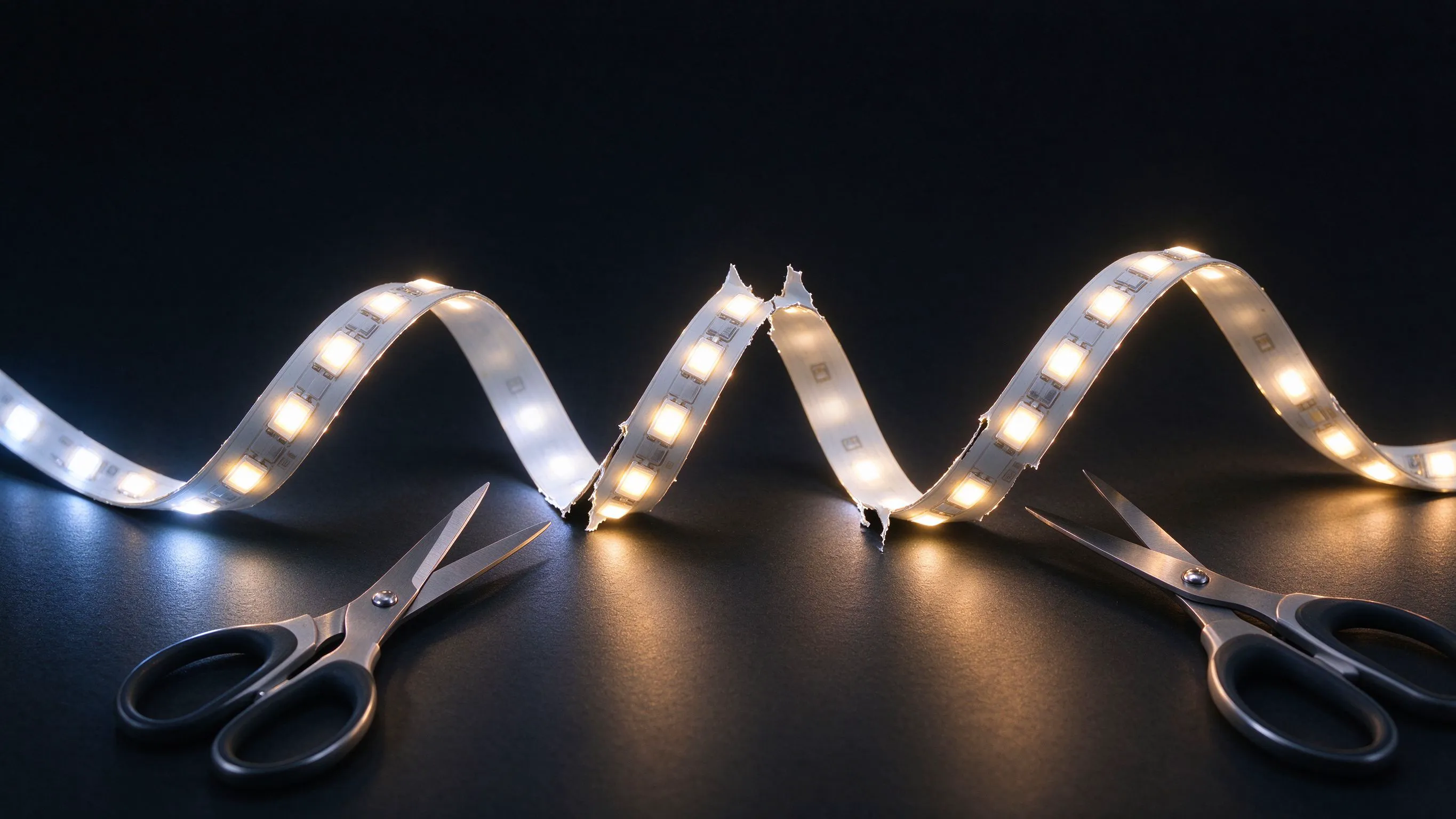 Free-Cut LED Strips: Cut Anywhere With No Dead Zones or Wasted Length