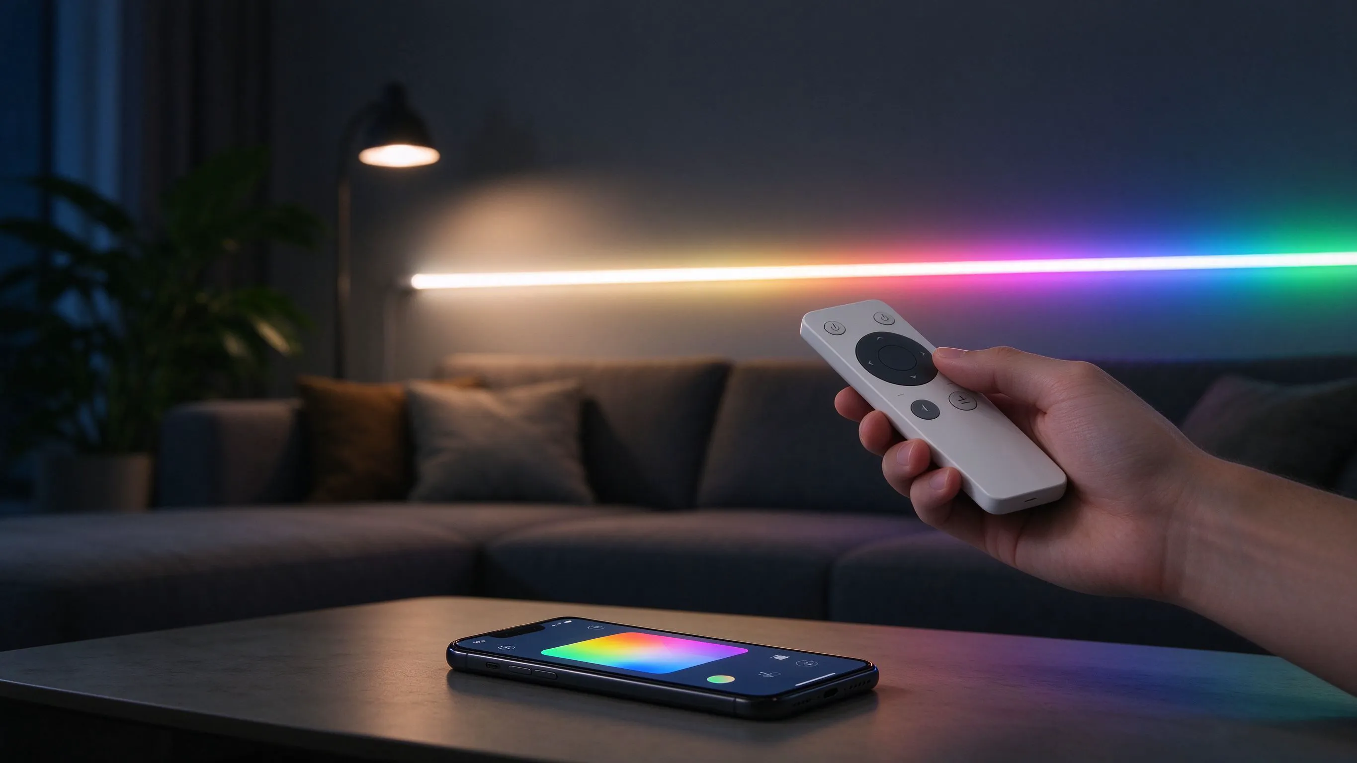 LED Strip Control Options Compared: Remote, Phone App, Voice and Wall Panel