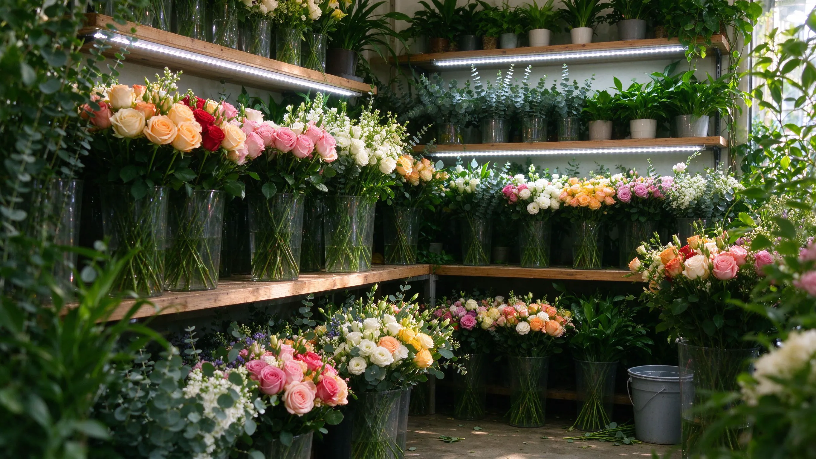 Florist & Flower Shop LED Strip Lighting: Make Petals and Greenery Look Fresh All Day