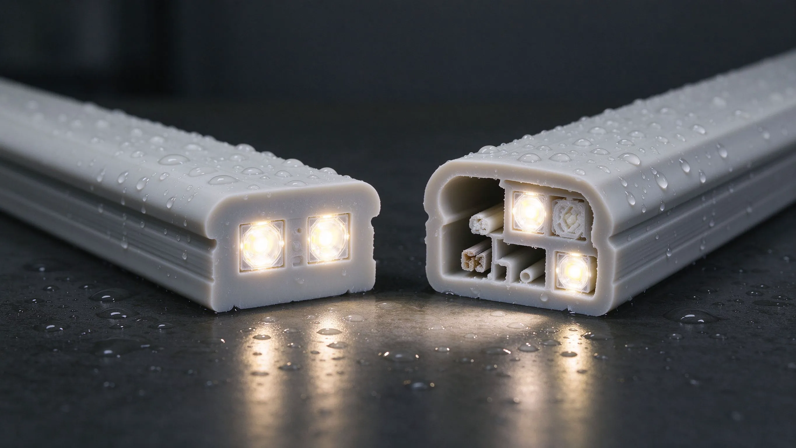 Silicone Extrusion vs Silicone Tube LED Strips: IP65 vs IP67 Construction Compared