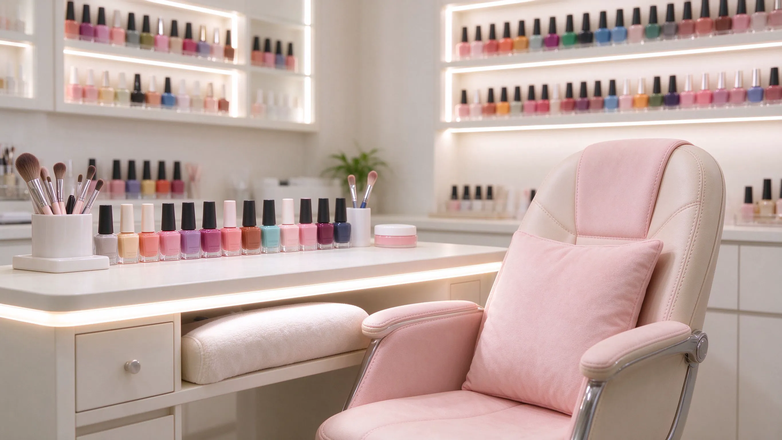 Nail Salon LED Strip Lighting: High-CRI Task Light for Manicure Stations and Polish Walls