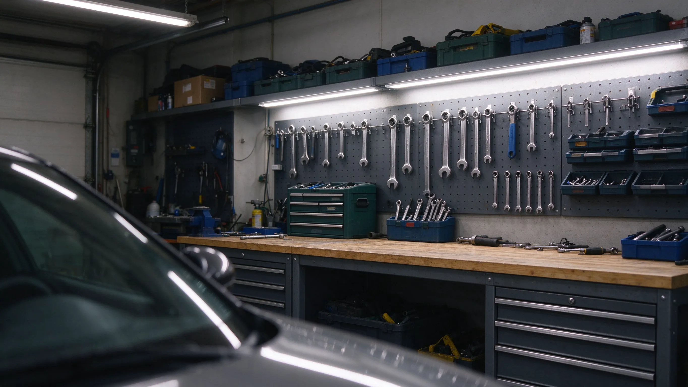 Garage Workshop & Workbench LED Strip Lighting: Durable, Bright Task Light for DIY