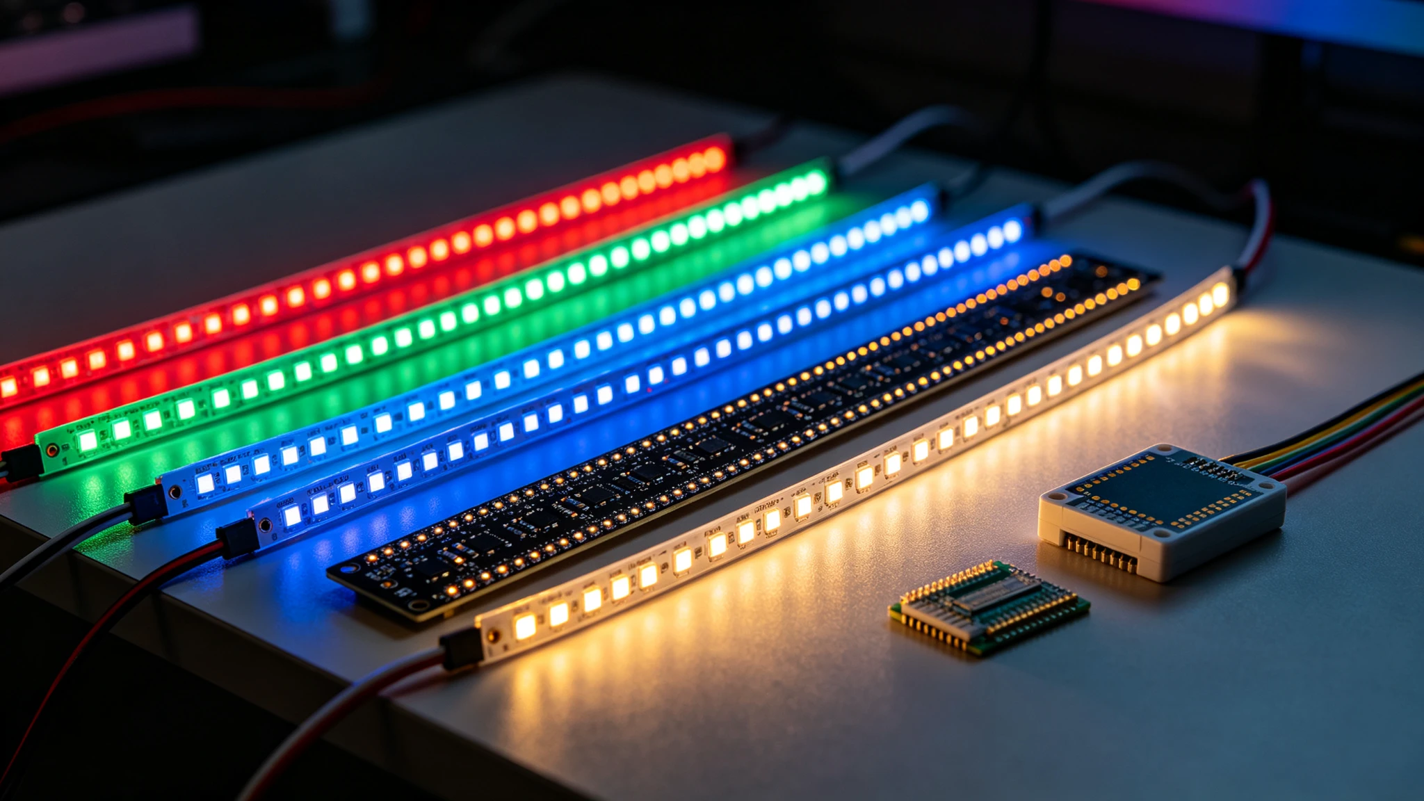 WS2812B vs WS2815 vs SK6812/SK6813 vs UCS2904: Which Addressable LED IC I Spec and Why