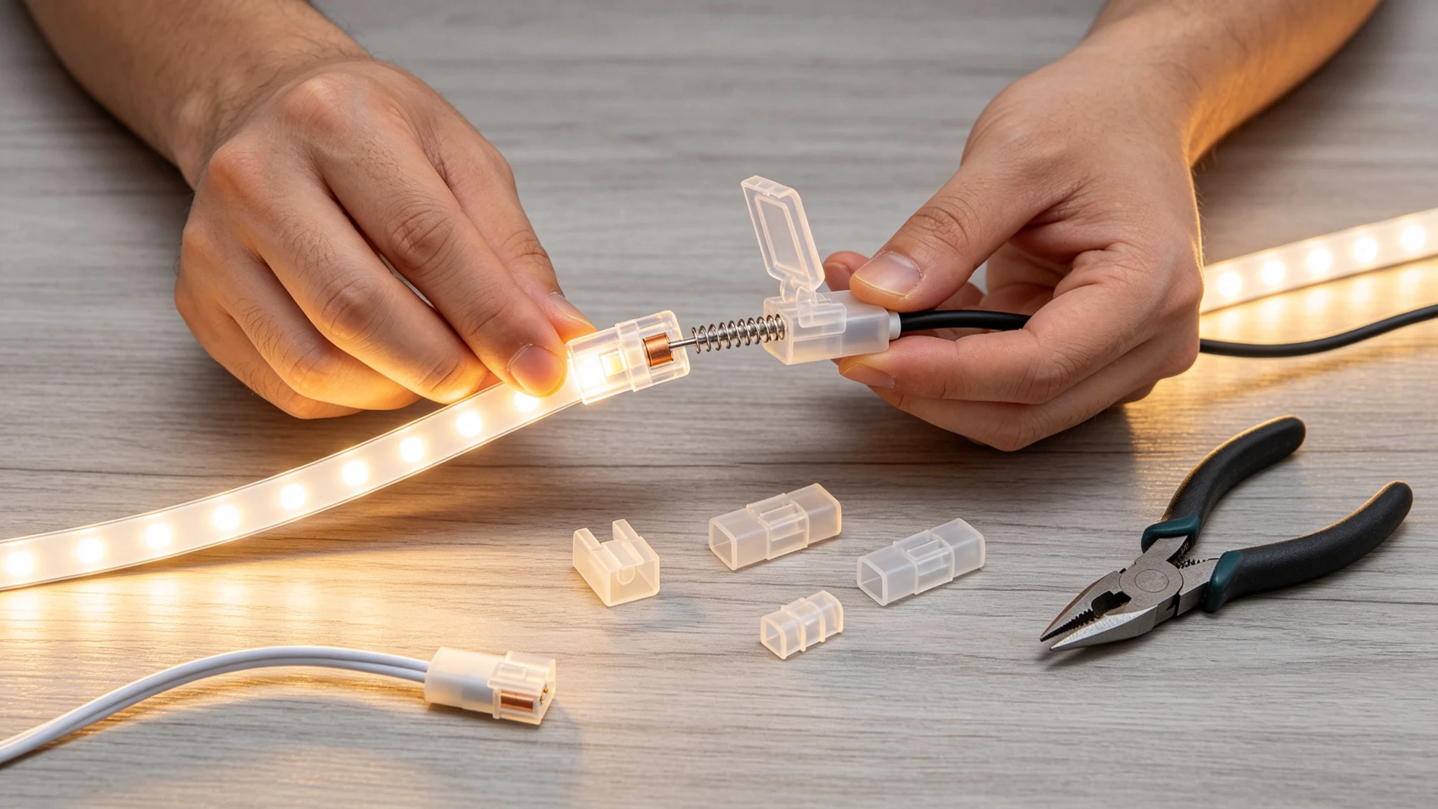 Solderless LED Strip Connectors: How I Use Quick-Connect Terminals With Zero Solder