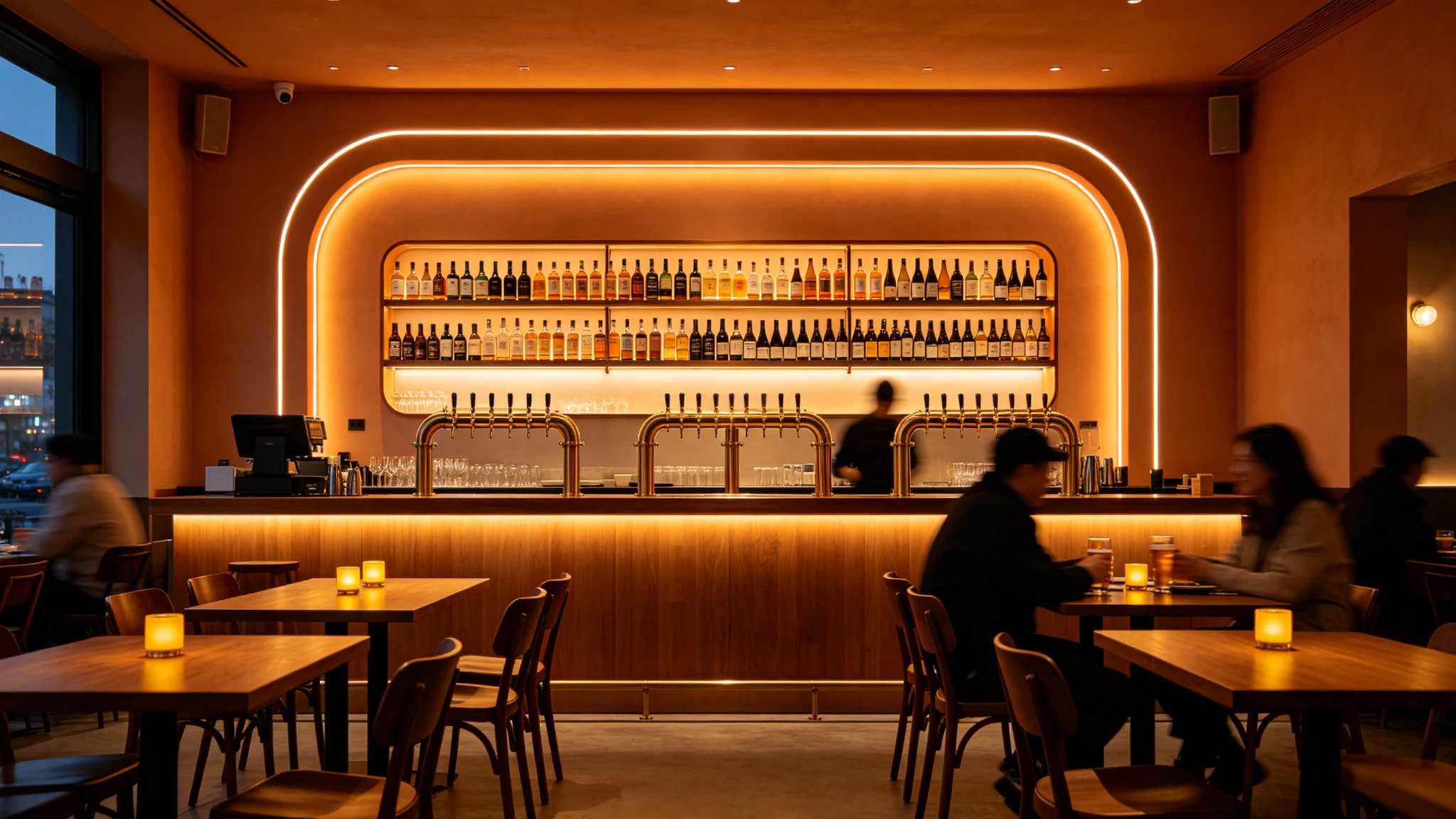 Lighting a Restaurant, Bar or Brewery Taproom With LED Strip: Layers That Make People Stay