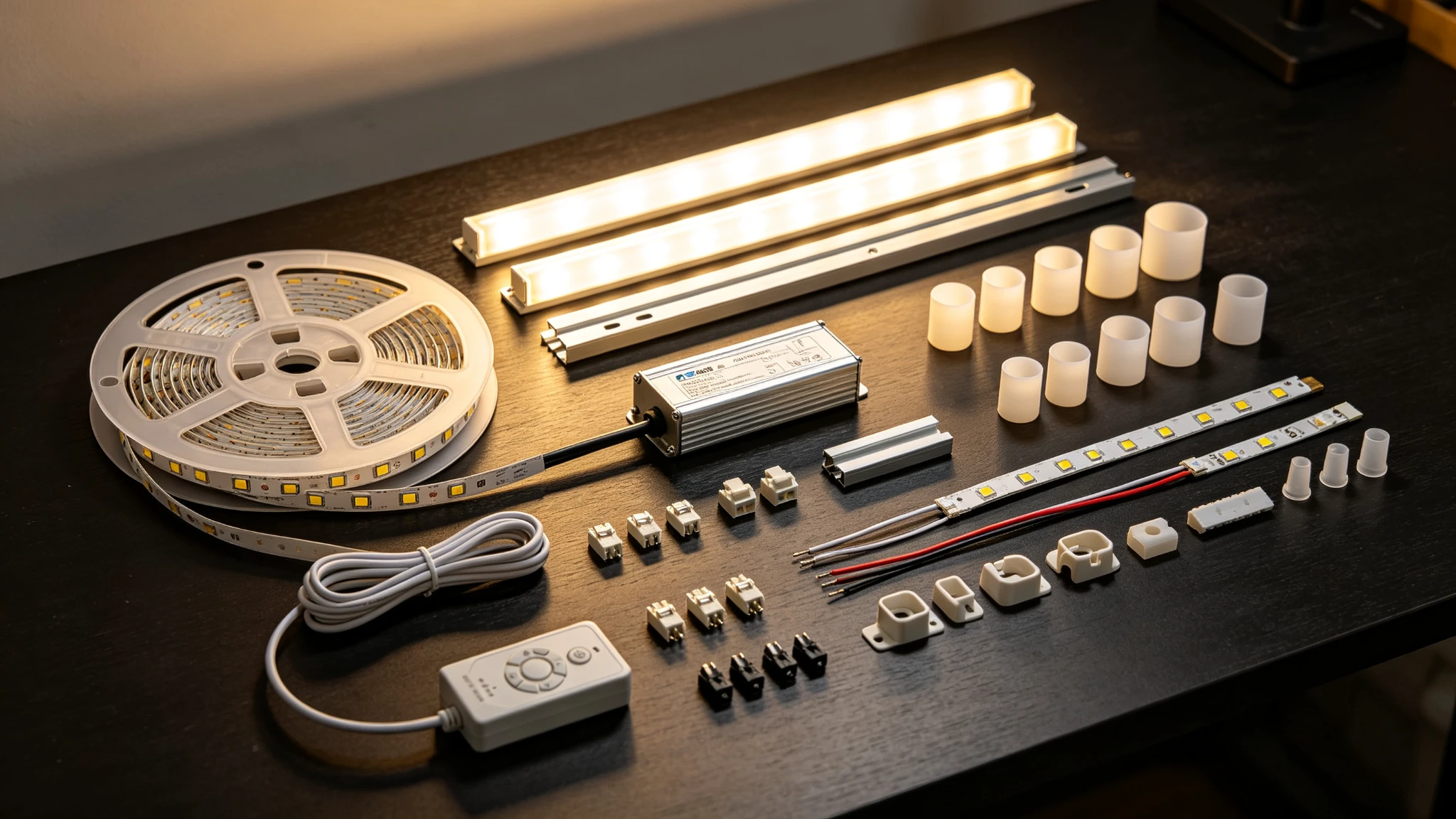 Everything You Need for an LED Strip Project: The Complete Parts List (Beyond the Reel)