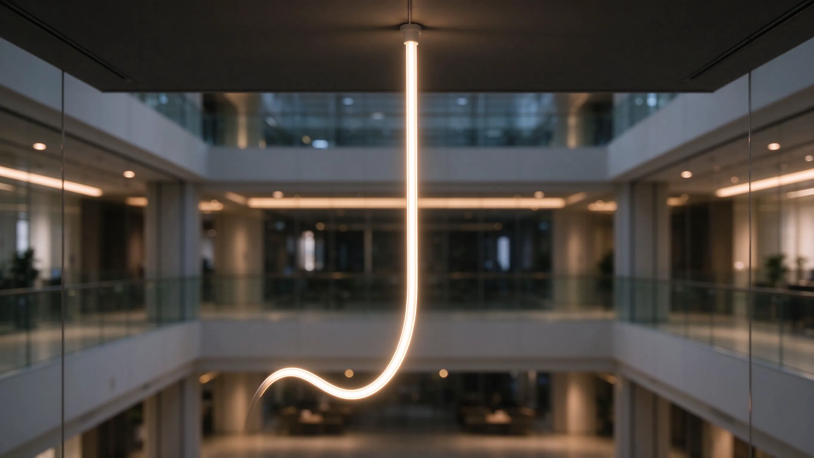 360-Degree Neon Rope: Round Hanging and Suspended Installations