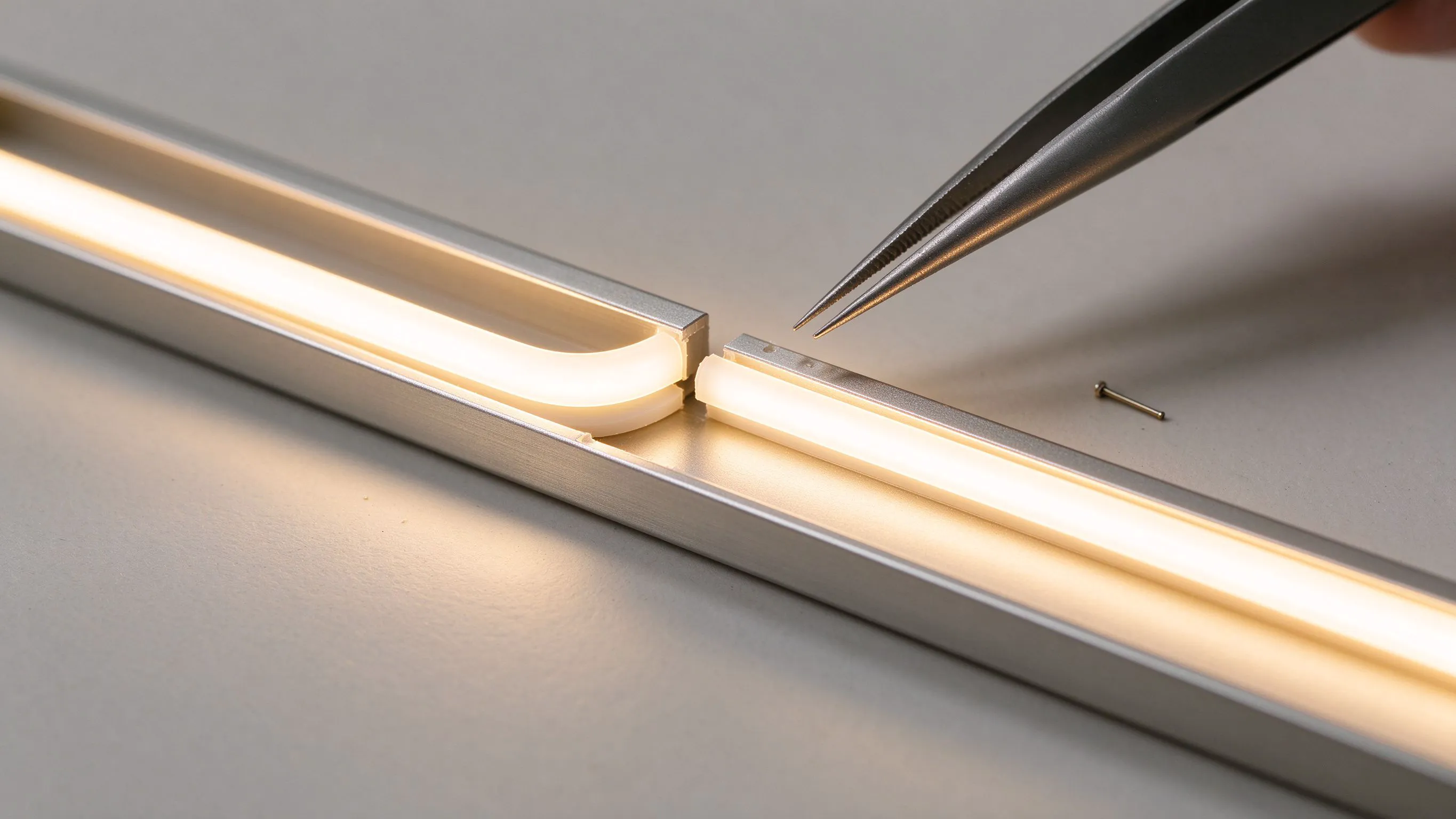 Split-Type Neon Tubes for Ultra-Thin Channel Letters