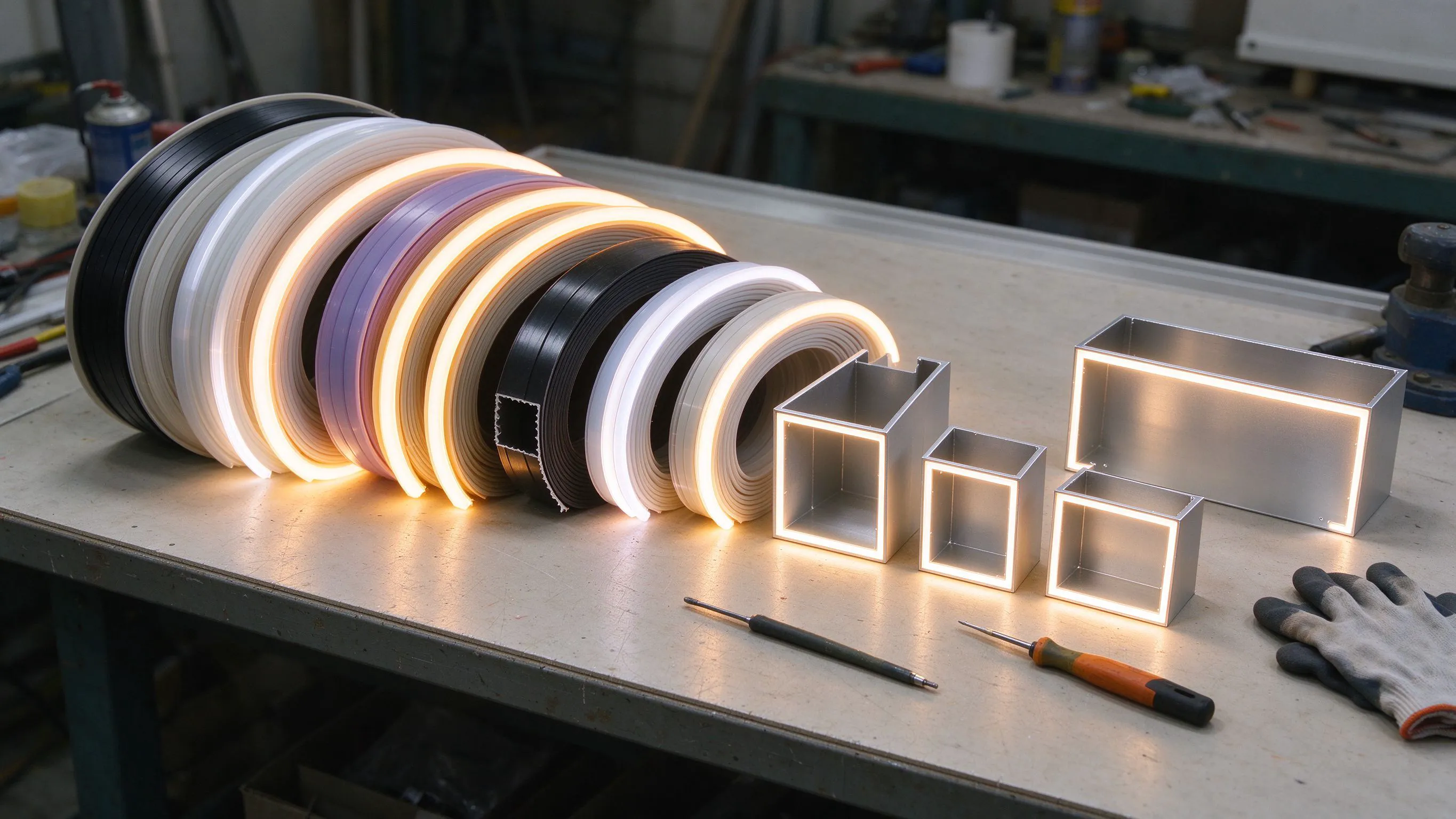 Neon Flex Size Chart: Matching Tube Cross-Section to Letter Height