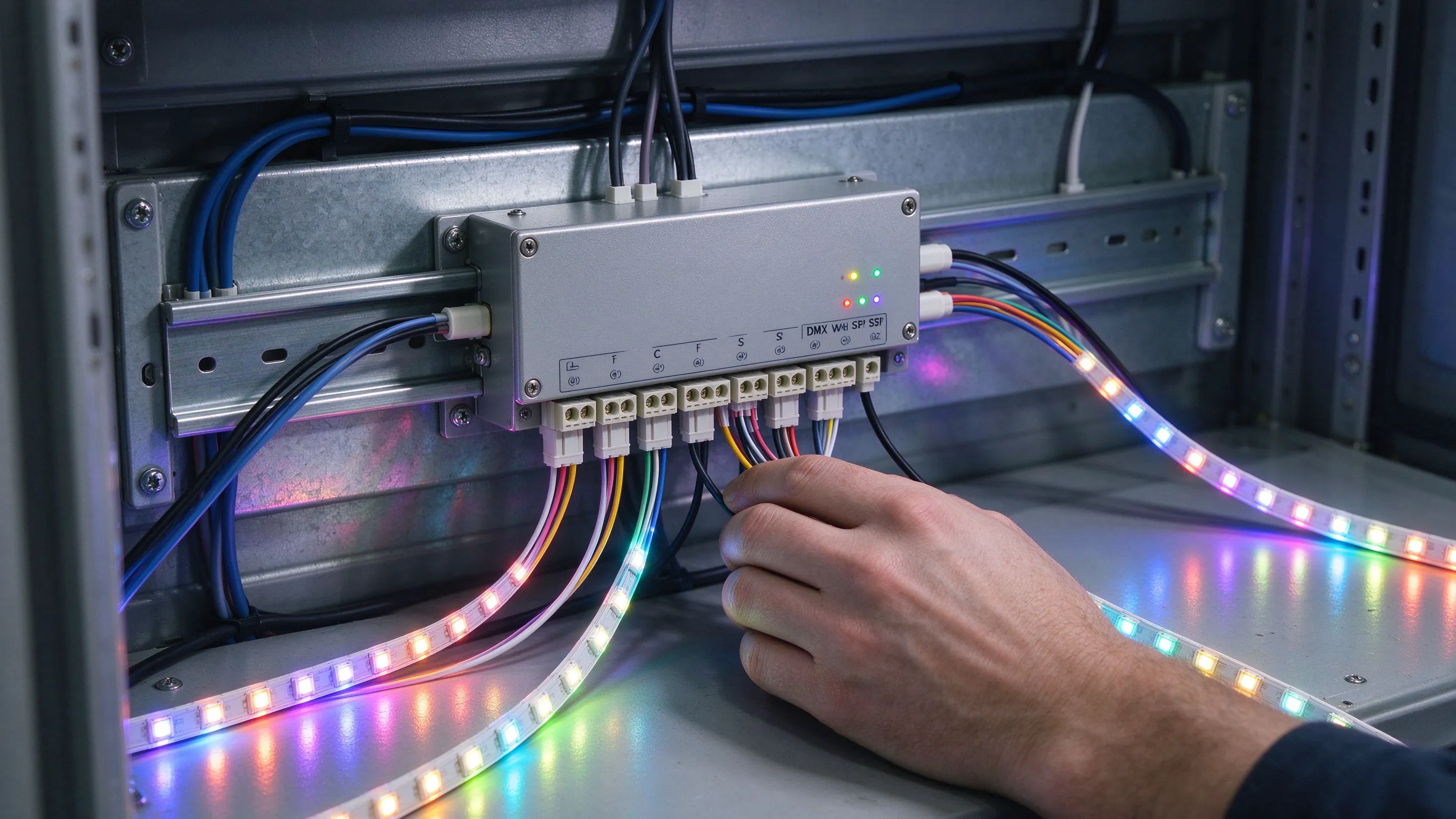 H807SA 8-Channel DMX-to-SPI Converters for Big Pixel Installs