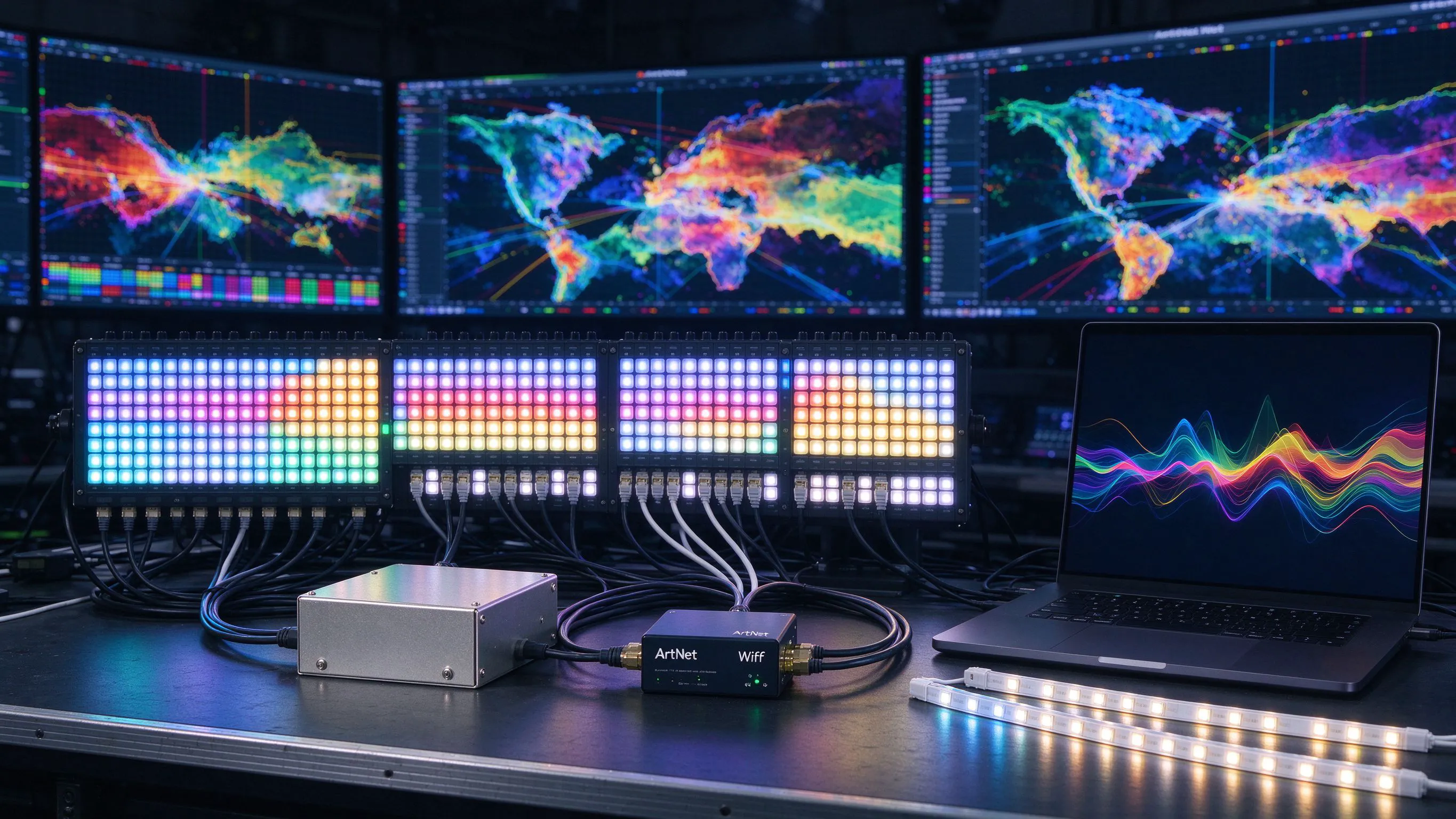 SP801E ArtNet WiFi Controllers for Multi-Universe Pixel Shows