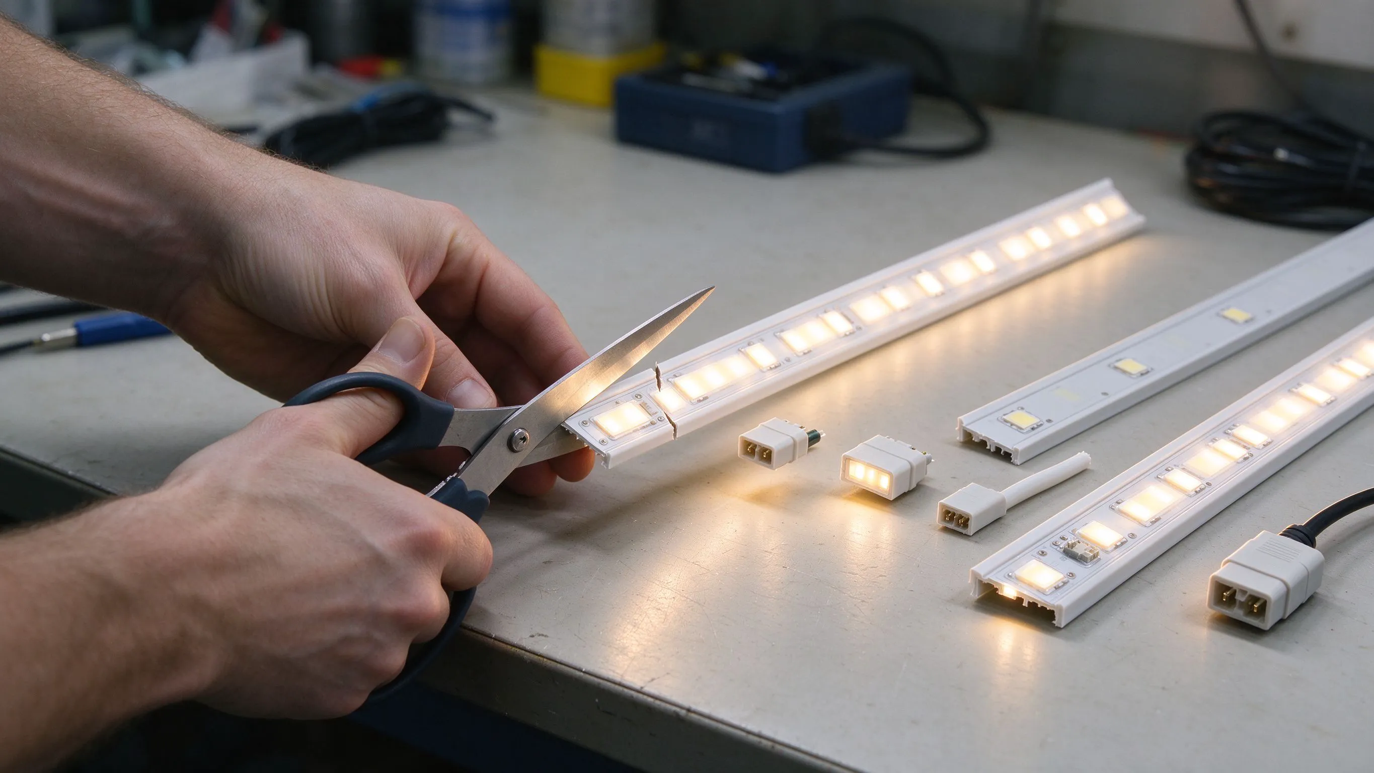 IP67 Free-Cut COB: Cut Any Length With Zero Dead Zone