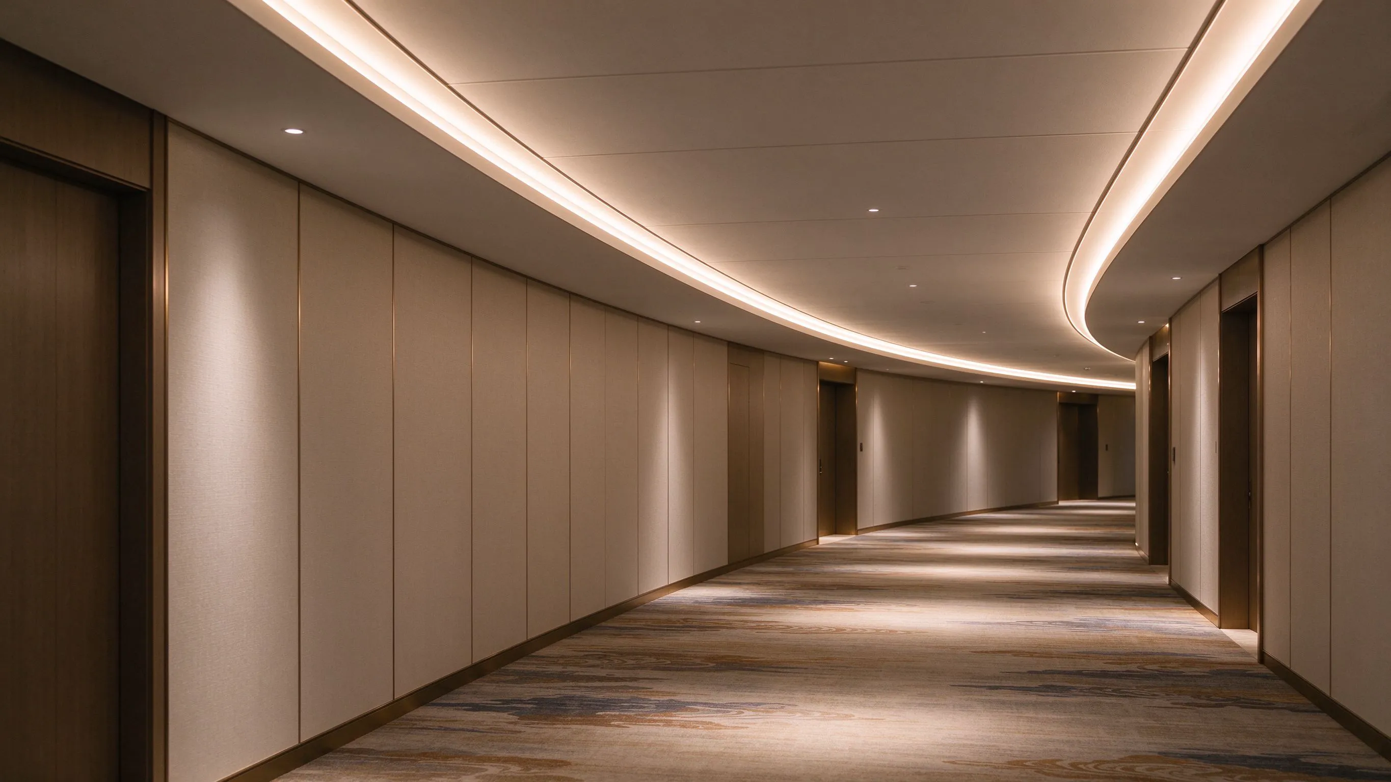 Recessed Flexible Aluminum Channels for Neon in Walls