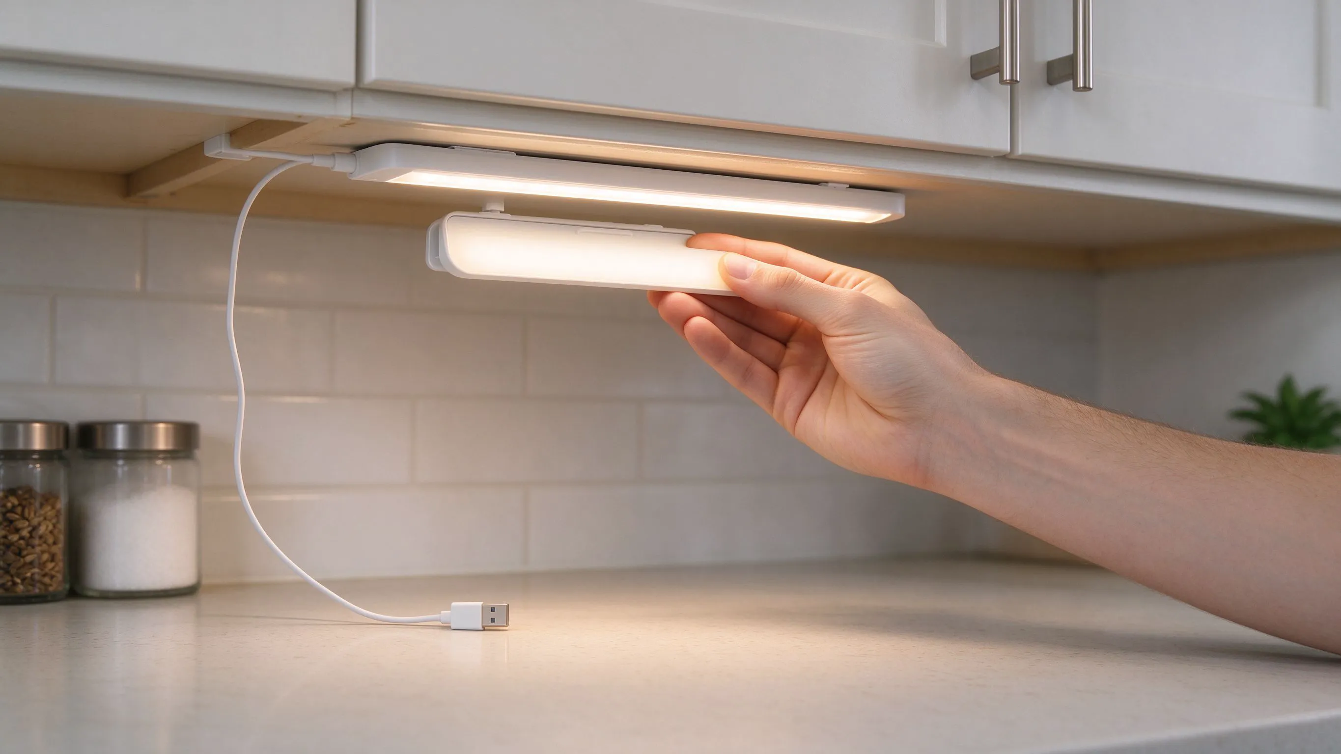 Rechargeable Wireless PIR Sensors for Retrofitted Cabinets