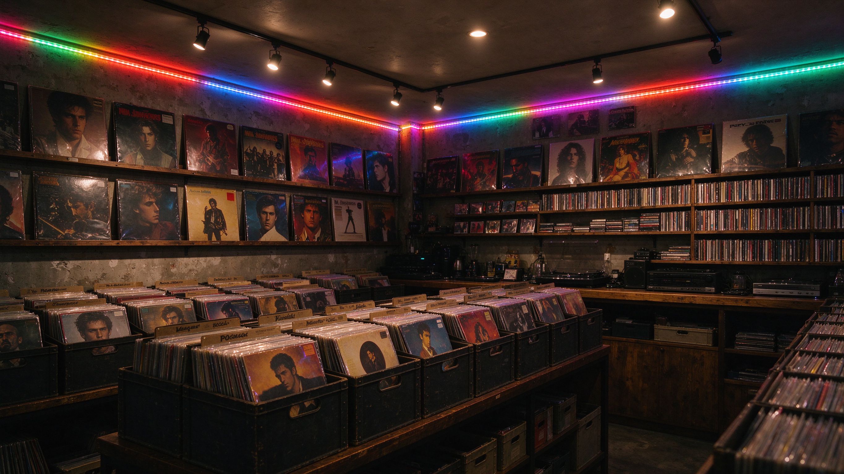 LED Strip Lighting for Record Stores: Crisp Browsing & Ambiance