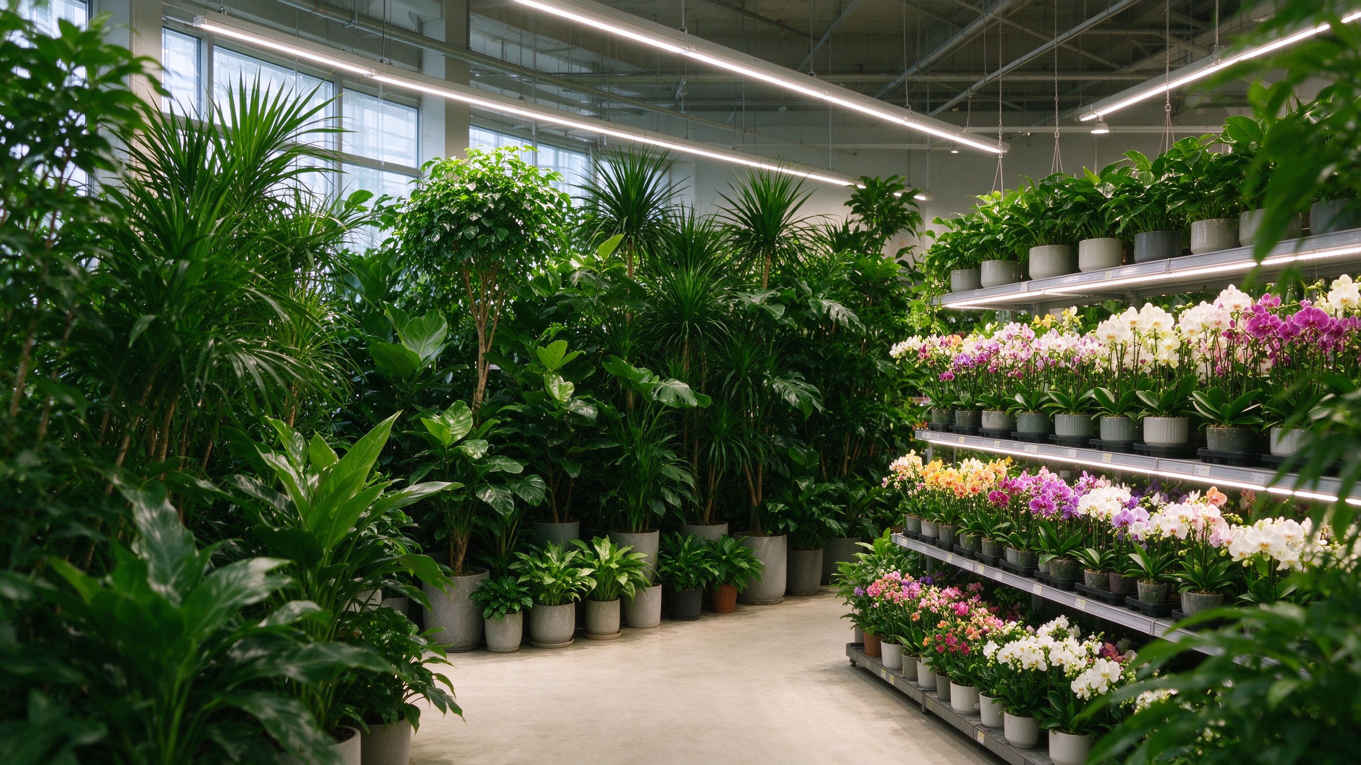 LED Strip Lighting for Garden Centers & Plant Retail