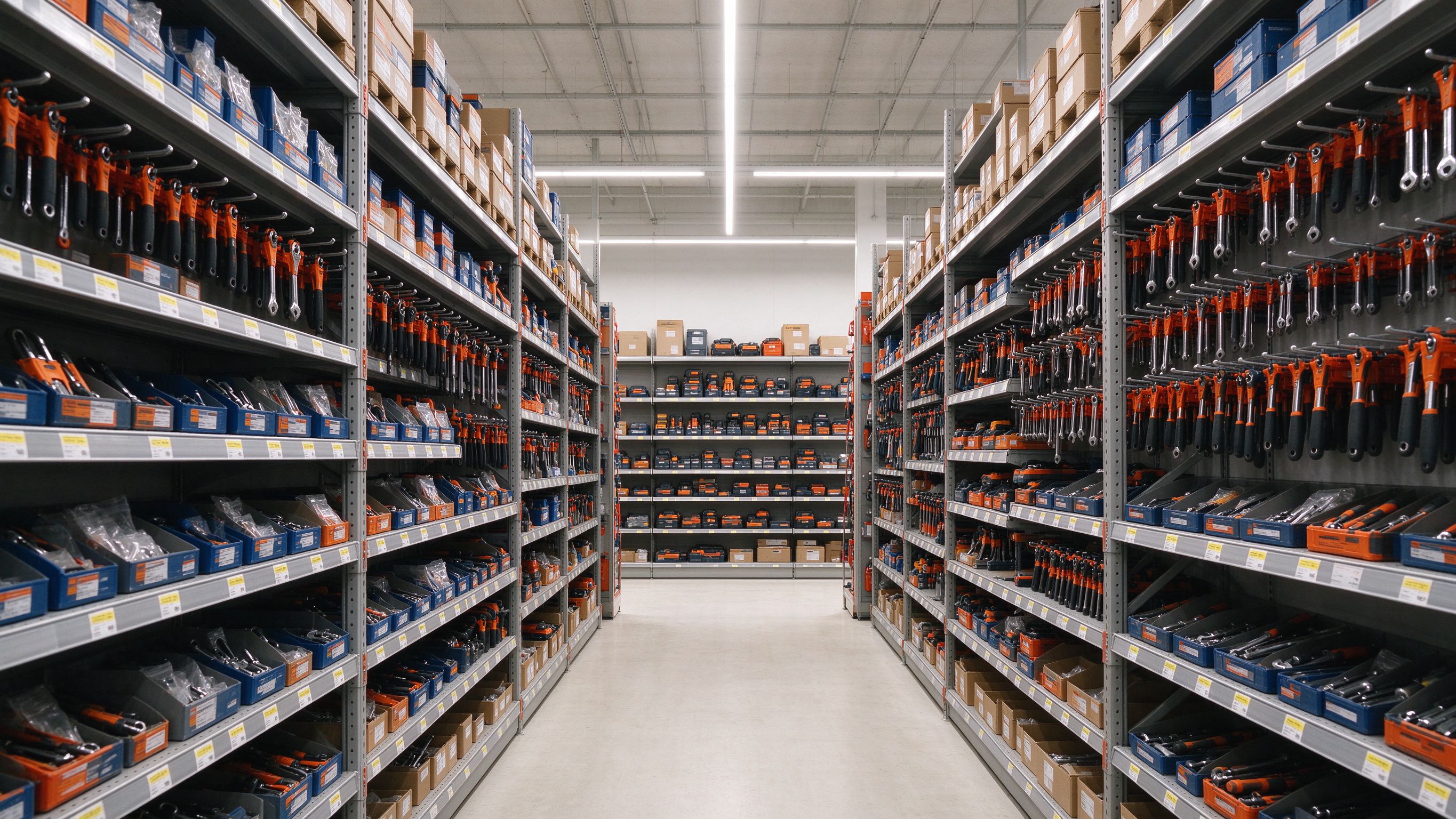 LED Strip Lighting for Hardware Stores: Bright Aisle & Shelf Layout