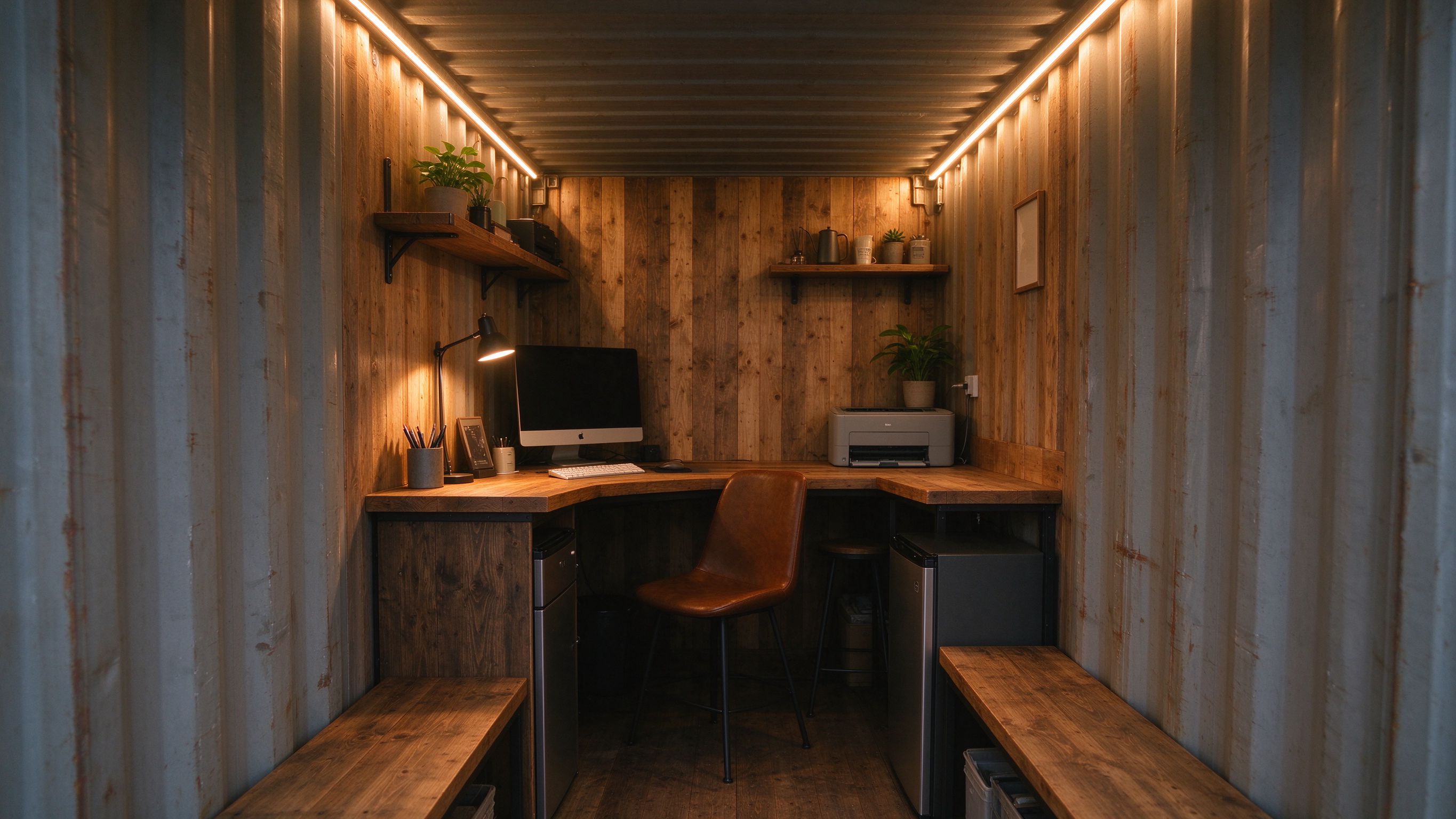 LED Strip Lighting for Shipping Container Conversions