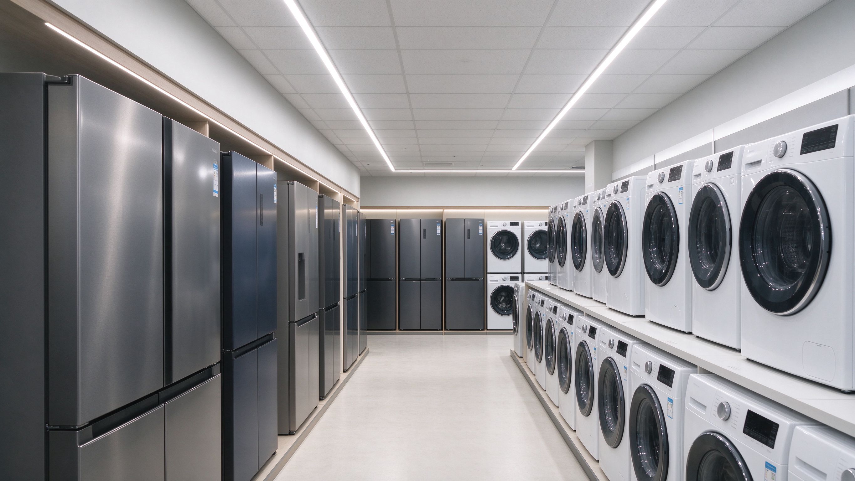 LED Strip Lighting for Appliance Stores: Bright Floor & Display Setup