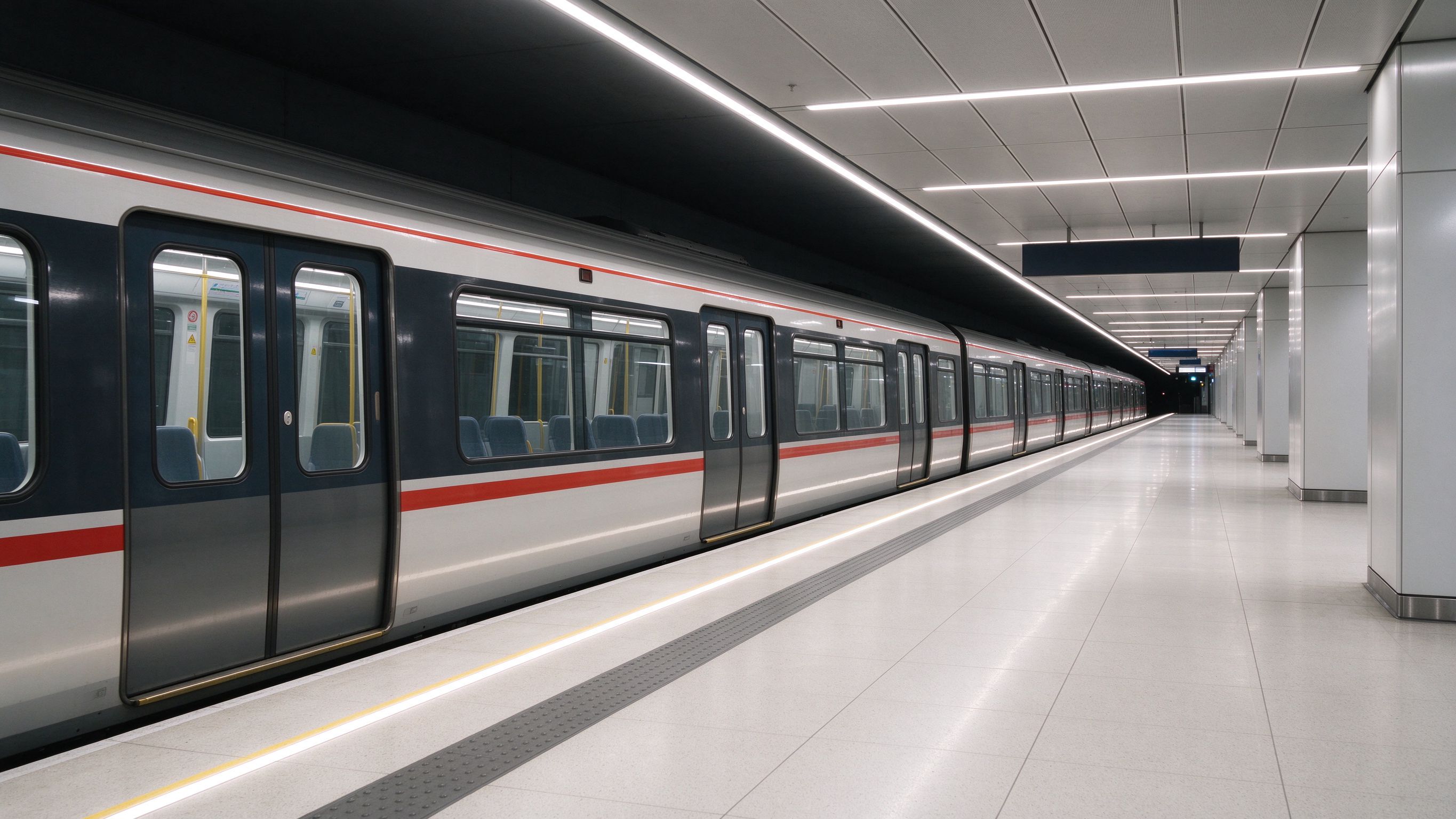 LED Strip Lighting for Train & Subway Stations: Platform & Wayfinding