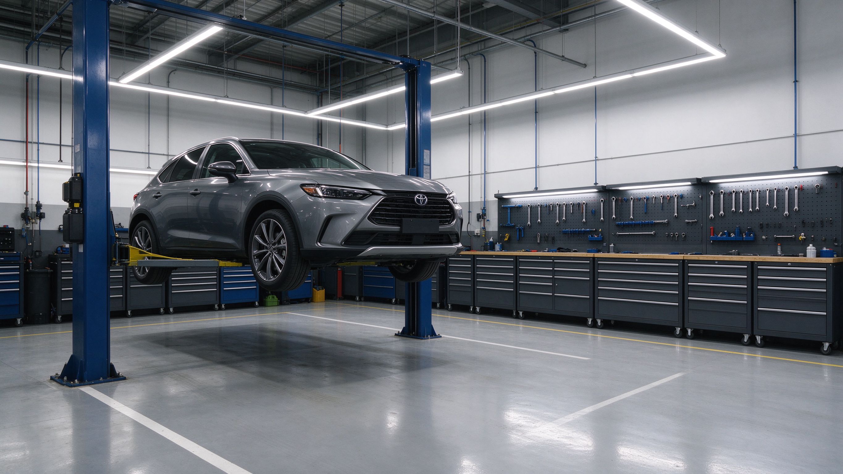 LED Strip Lighting for Auto Repair Shop Bays: High-Output Work Light Layout
